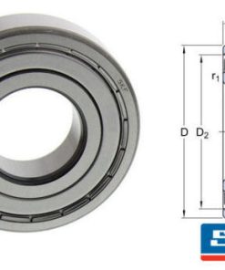 Alternative view of Vòng bi bạc đạn SKF 6301