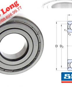 Bạc đạn vòng bi 6206 SKF