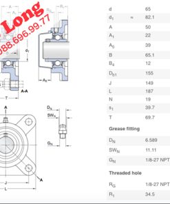 Gối đỡ UCF213 SKF