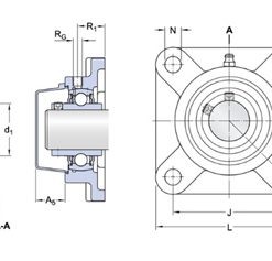 Gối đỡ UCP206 SKF