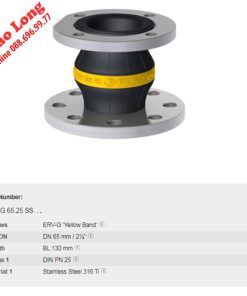 Khớp nối cao su DN65 xe bồn, nhà máy lọc dầu và trạm xăng 2