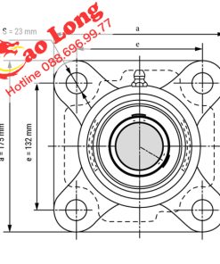 gối đỡ UCF310 SKF
