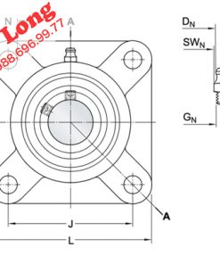 Gối đỡ UCF214 SKF