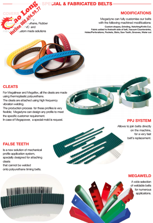 Special & fabricated belts