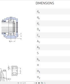Gối đỡ 2 nửa SAF22226T SKF Chính hãng