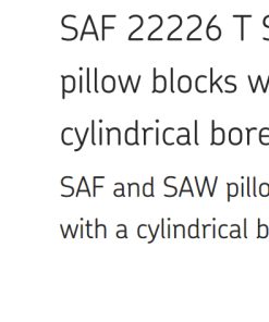 Gối đỡ 2 nửa SAF22226T SKF Chính hãng
