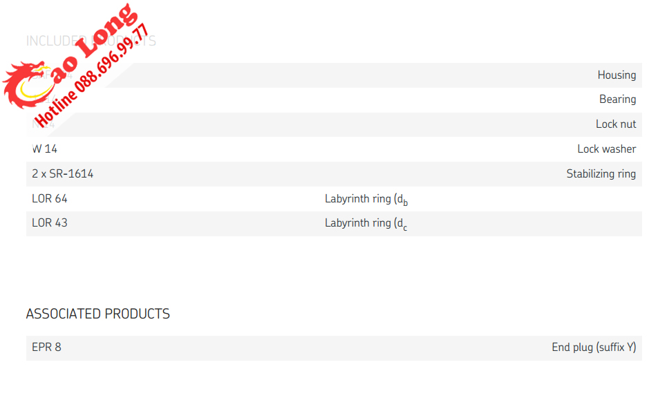 Gối đỡ 2 nửa SKF SAF 1314 chính hãng