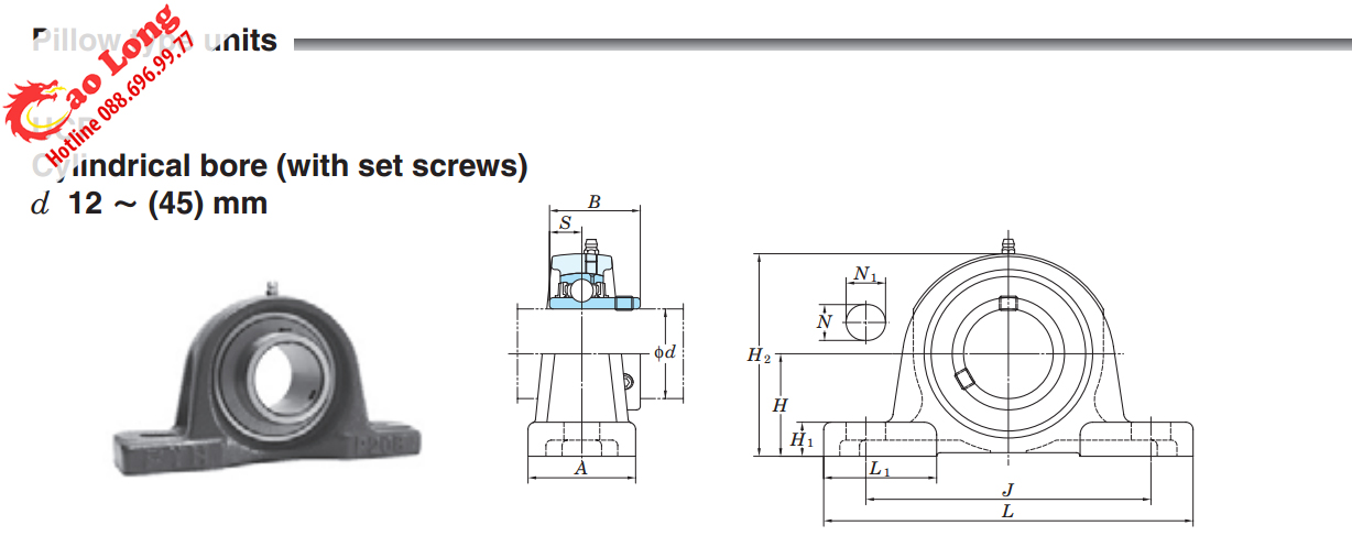 Gối đỡ FYH Chính hãng tại Việt Nam 2