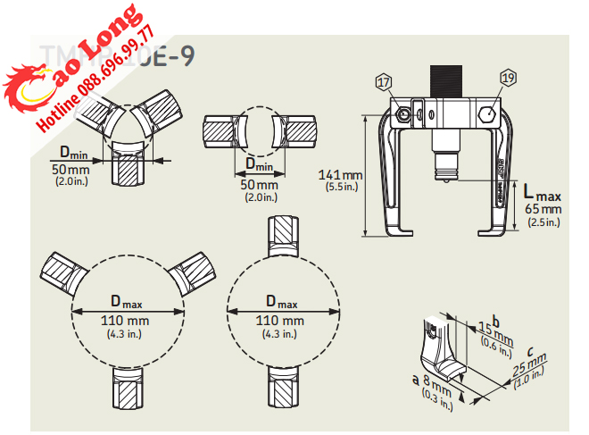 Bộ cảo thủy lực SKF TMHC 110E